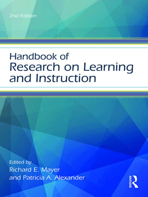 cover image of Handbook of Research on Learning and Instruction